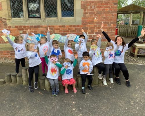 Class 1 – our very own Superheroes!! 🦸‍♀️🦸‍♂️🦹‍♀️🦹‍♂️