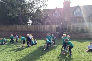 Outdoor learning in the wonderful spring weather!