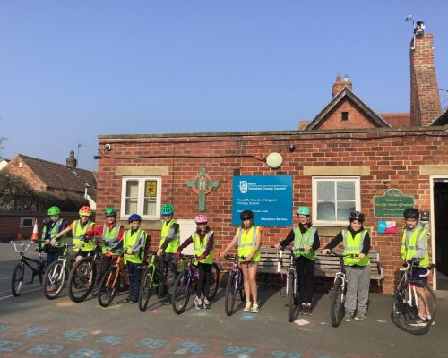 Well done Year 6 children for completing your Bikeability course!