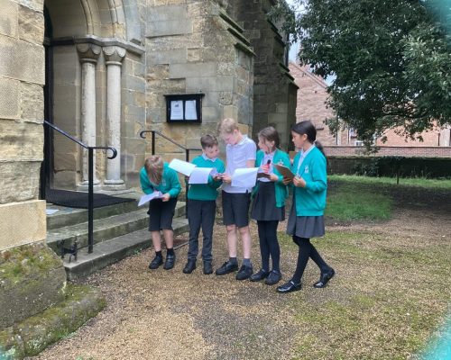 Class 4 STEM learning at St Mary’s Church