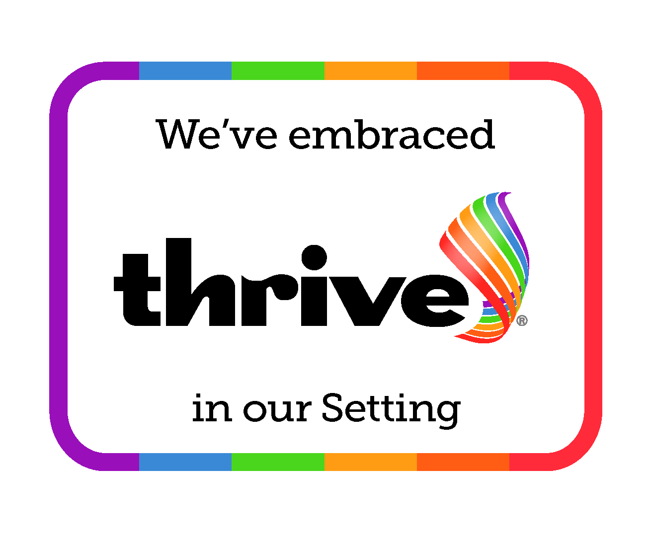 Thrive Setting Embraced Print